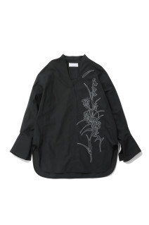 Washi Print Shirt - BLACK (MM26FW-SH024)