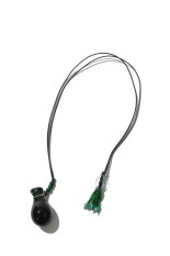 Floral Motif Glass Necklace - GREEN (MM26FW-AC309)