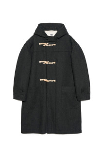 WINDSTOPPER Duffle Coat - Black (S26FB051)