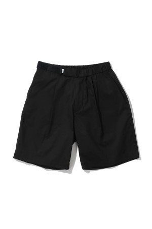 Solotex Twill Wide Chef Shorts - BLACK (GM262-40006B)