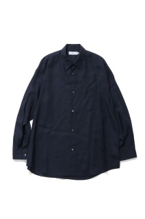 Linen L/S Oversized Regular Collar Shirt - C.GRAY (GM262-50039B)