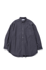 Oxford L/S Oversized B.D Shirt - GRAY (GM263-50021B)