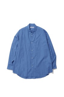 Broad L/S Oversized Regular Collar Shirt - BLUE (GM263-50001B)