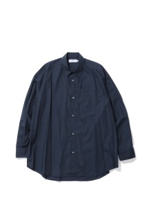 Broad L/S Oversized Regular Collar Shirt - NAVY (GM263-50001B)