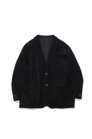 Soft Knit Corduroy Jacket - BLACK (GM263-20110B)