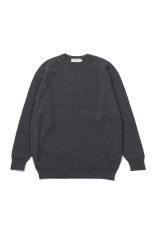 High Density Crew Neck Knit - GRAY (GU263-80540B)