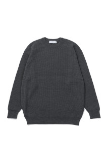 High Density Crew Neck Knit - GRAY (GU263-80540B)