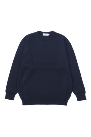 High Density Crew Neck Knit - GRAY (GU263-80540B)