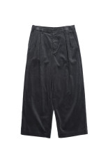Suvin Corduroy Wide Straight Trousers - GRAY (GU263-40213B)