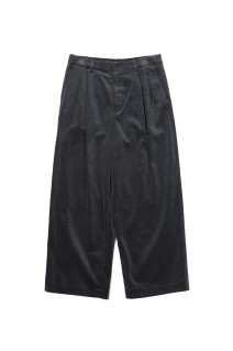 Suvin Corduroy Wide Straight Trousers - GRAY (GU263-40213B)
