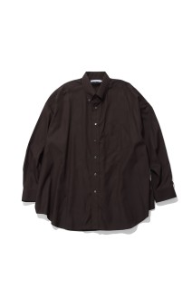 Easy Care Poplin L/S Oversized B.D Shirt - BROWN (GM263-50620)