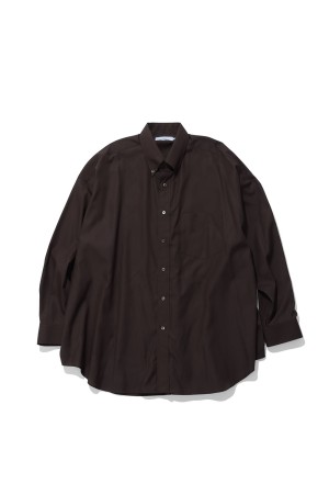 Easy Care Poplin L/S Oversized B.D Shirt - GRAY (GM263-50620)