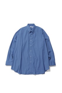 Easy Care Poplin L/S Oversized B.D Shirt - BLUE (GM263-50620)