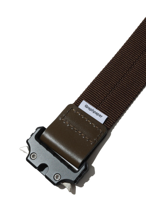 Nylon Riggers Belt - BROWN (GU263-90574C) | セレクトショップ