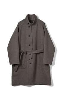 Stand Collar Coat - MOSS (KS26FCO05)