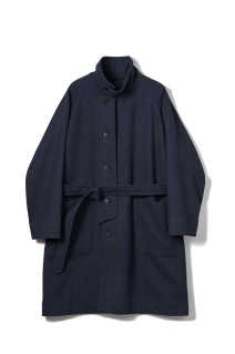 Stand Collar Coat - CHARCOAL (KS26FCO05)
