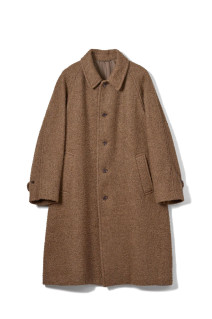 Napping Wool Umbrella Coat - TOP BROWN (KS26FCO08)