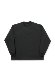 TECH DRAWSTRING TEE L/S - BLACK (BE-31026W)