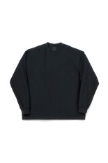 TECH MESH CREW L/S - BLACK (BE-41026W)