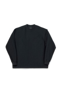 TECH MESH CREW L/S - BLACK (BE-41026W)