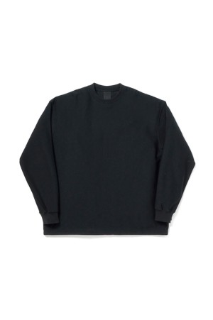 TECH MESH CREW L/S - BLACK (BE-41026W)