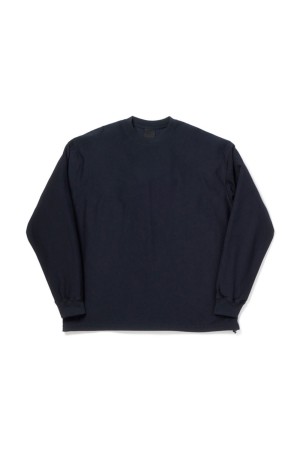 TECH MESH CREW L/S - D.NAVY (BE-41026W)