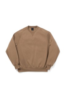 TECH SWEAT CREW FREEDOM SLEEVE - LT.BROWN (BE-51026W)