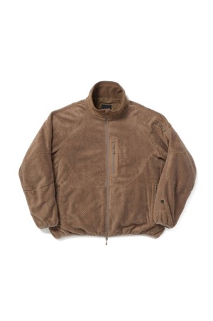 TECH MIL FLEECE JACKET - LT.BROWN (BJ-70026W)