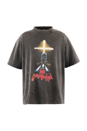 SS T-SHIRT / LOVE CICULATION - BLACK (SM-MK1-0000-001)