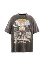 SS T-SHIRT / LIVING - BLACK (SM-MK1-0000-008)