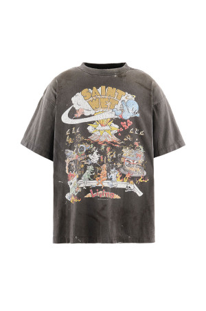 SS T-SHIRT / LIVING - BLACK (SM-MK1-0000-008)