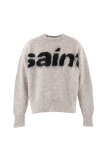 MOHAIR CREW KNIT / SAINT - GRAY (SM-MK1-0000-056)