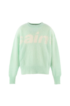MOHAIR CREW KNIT / SAINT - GREEN (SM-MK1-0000-057)
