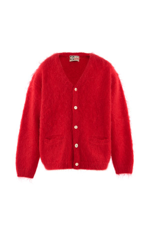 MOHAIR CARDIGAN / CARDIGAN - RED (SM-MK1-0000-061)