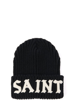 KNIT CAP / SAINT - BLACK (SM-MK1-0000-078)