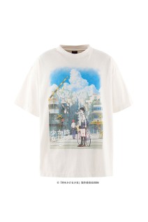 時をかける少女_SS T-SHIRT / SAINT - WHITE (SM-MK1-0000-C84)