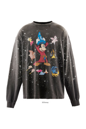 DSNY_LS T-SHIRT / FANTASIA - BLACK (SM-MK1-0000-C90)