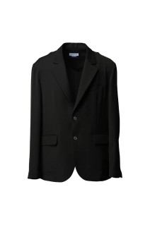 Tricker Twill Regular-Over 2B Tailored Jacket - BLACK (11261111605)