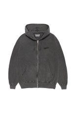 WASHED MIDDLE WEIGHT FULL ZIP HOODED SWEAT SHIRT - GRAY (26FWE-WMC-SS01)