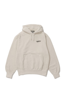 WASHED MIDDLE WEIGHT PULLOVER HOODED SWEAT SHIRT - IVORY (26FWE-WMC-SS02)