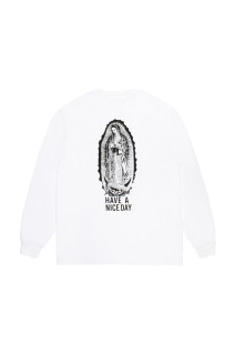 WASHED HEAVY WEIGHT CREW NECK LONG SLEEVE T-SHIRT ( TYPE-1 ) - BLACK (26FWE-WMT-LT01)