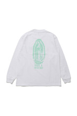 WASHED HEAVY WEIGHT CREW NECK LONG SLEEVE T-SHIRT ( TYPE-2 ) - WHITE (26FWE-WMT-LT02)