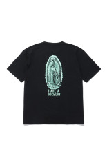 WASHED HEAVY WEIGHT CREW NECK T-SHIRT ( TYPE-2 ) - BLACK (26FWE-WMT-WT02)