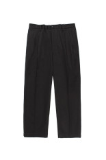 DOUBLE PLEATED CHINO TROUSERS ( TYPE-1 ) - BLACK (26FWE-WMP-PT01)
