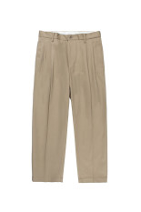 DOUBLE PLEATED CHINO TROUSERS ( TYPE-1 ) - L-BEIGE (26FWE-WMP-PT01)