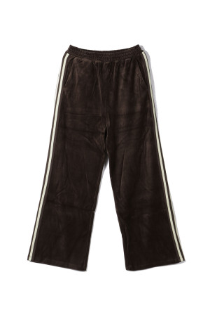 Velour Track Pants - BROWN (62620704)