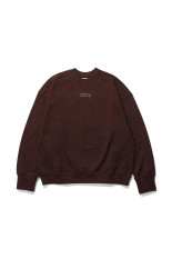 Embroidery Over Sweat - BROWN (62620609)