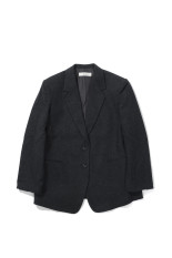 Herringbone Wool Jacket - CHARCOAL GRAY (62620104)