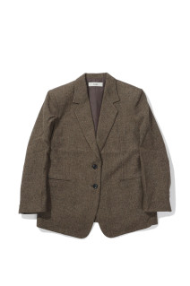 Herringbone Wool Jacket - BEIGE (62620104)