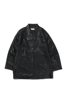 Ecoleather Over Jacket - BLACK (62620105)